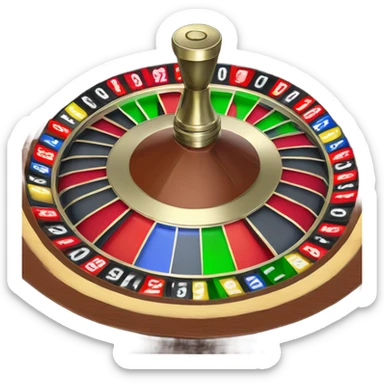 roulette wheel sticker
