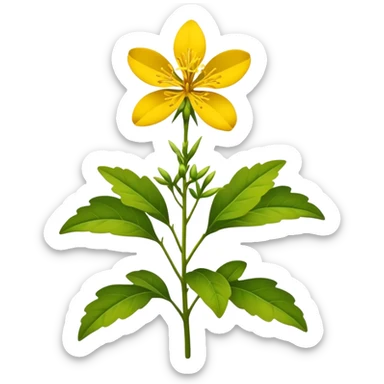 St. John's Wort sticker