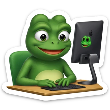 pepe pc sticker