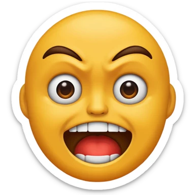 Cringing 😬 👿  sticker