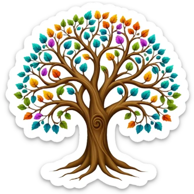 Fractal Tree sticker