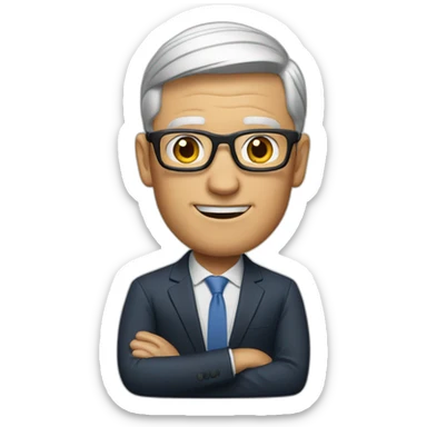 Tim Cook making presentation sticker