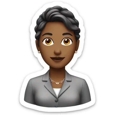 personal and sweet HR lady sticker