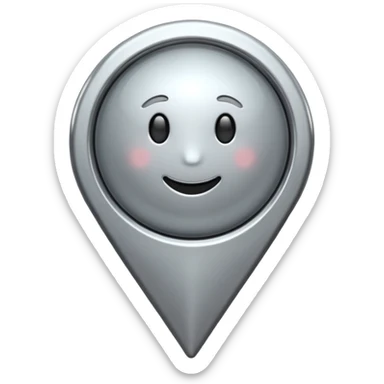 Maps pin normal sticker