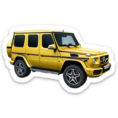 Mercedes g-wagon sticker