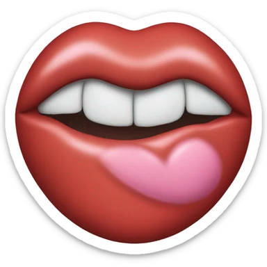 Big kiss on bounty sticker
