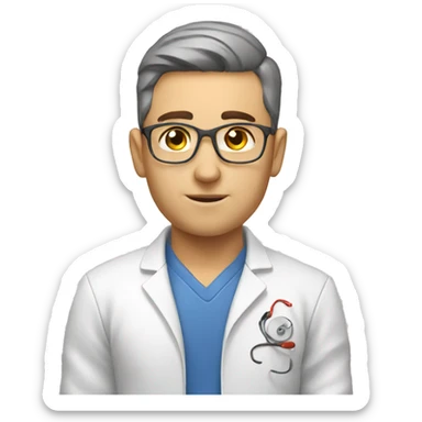 Studying physio sticker