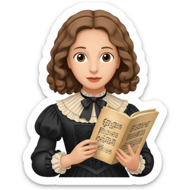 Barbara strozzi composer sticker