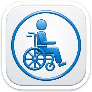 no-access wheelchair sign sticker
