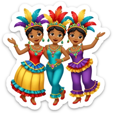 Trio elétrico carnaval  sticker