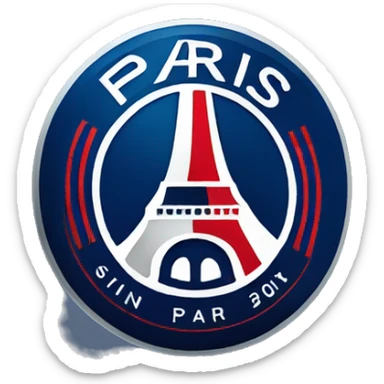 Paris saint germain logo sticker