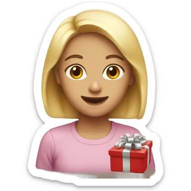 Opening presents  sticker