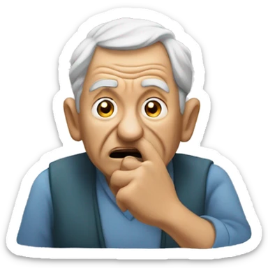 old man yells at cypress sticker