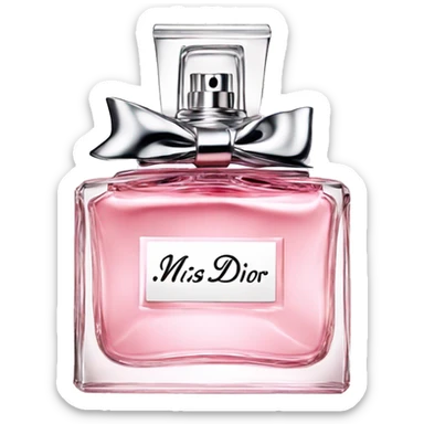 Miss dior perfume sticker