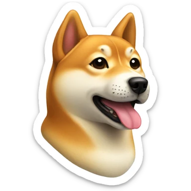 shiba inu dog sticker