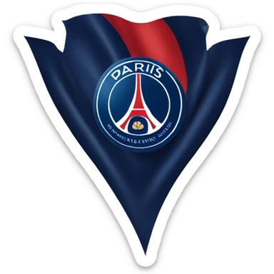 drapeau de Paris saint germain sticker