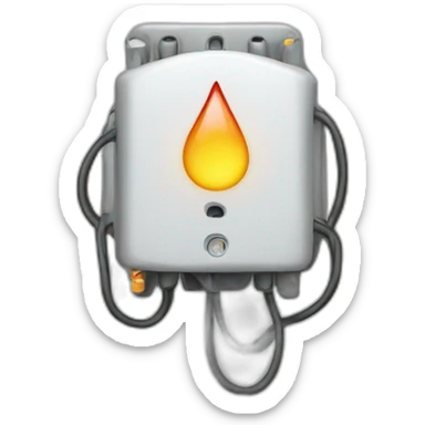 Electrical power and gas sticker