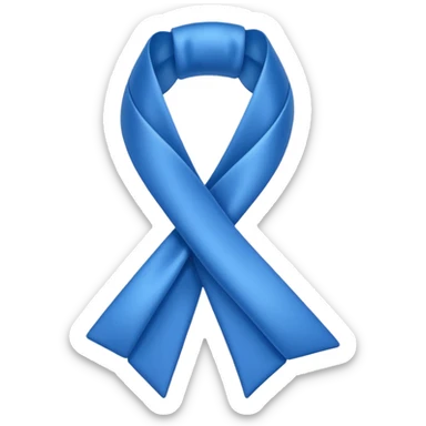 blue ribbon emoji sticker