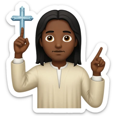 너를 가르키는 예수님 sticker