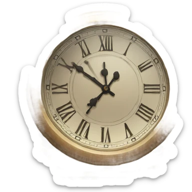 clock that tea sticker