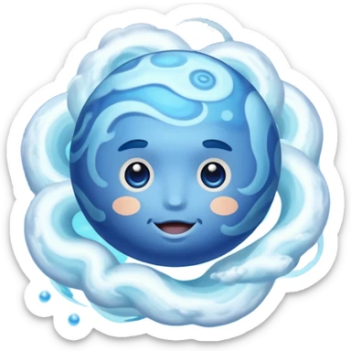 The planet Neptune sticker