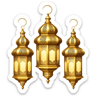 Ramadan lights  sticker
