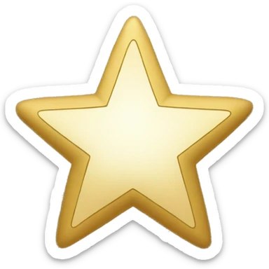 Gold star sticker