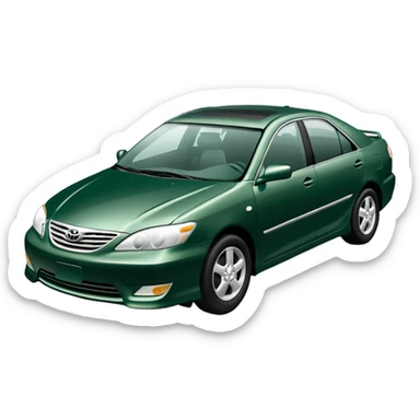 Darkest Green 2003 Toyota Camry sticker