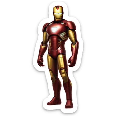 Iron-Man Marvel body sticker