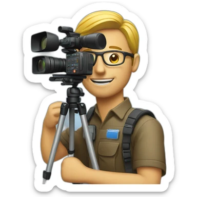 elite cameraman sticker