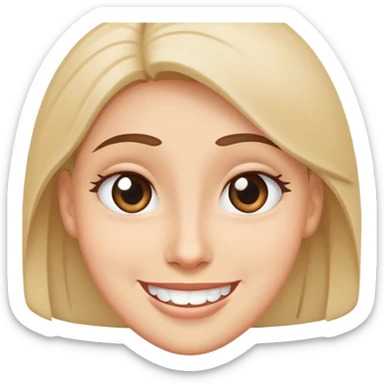 rolling eyes smiling sticker