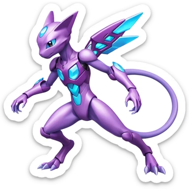 Vikavolt-Mewtwo-Genesect-Miraidon-fusion, full body sticker