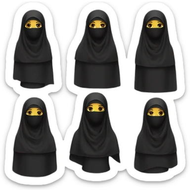 Niqab barbi sticker