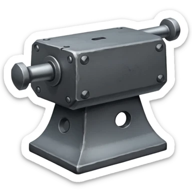 create realistic anvil sticker