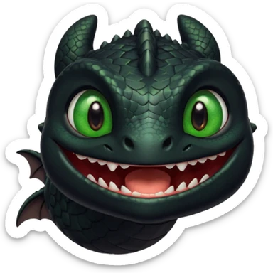 How to train your dragon toothless sticker
