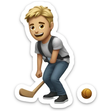 Guy hitting the griddy sticker