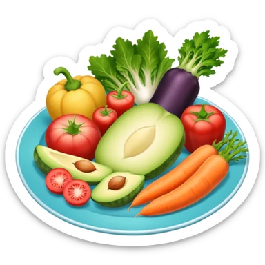 Weight loss menu sticker
