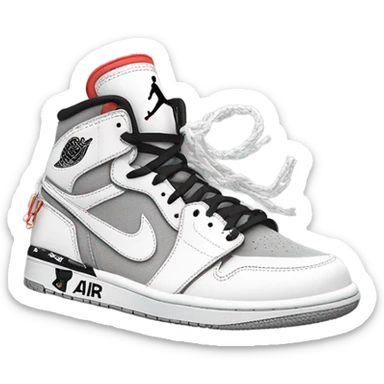 Jordan off whites sticker