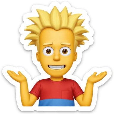 Bart Simpson  sticker