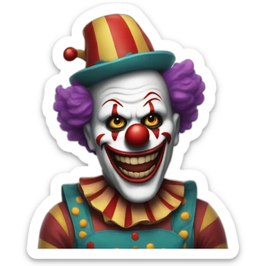 killer-clowns sticker