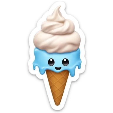 Ice cream sticker