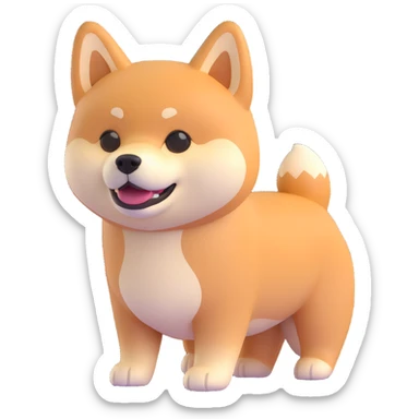 cute shiba inu sticker