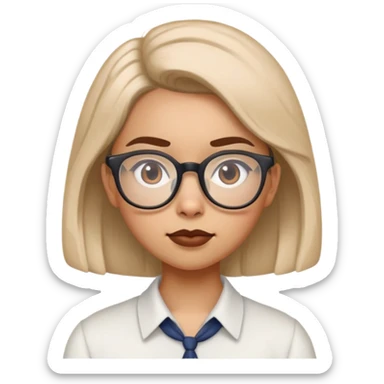 paloma con emoji cara de nerd meme sticker