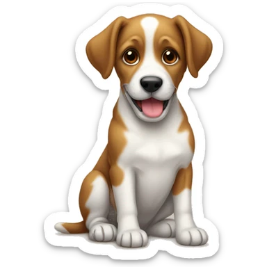 cachorrinho com lacinho sticker