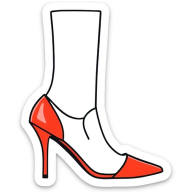 women's high heels sticker