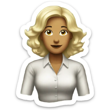 Old money girl sticker