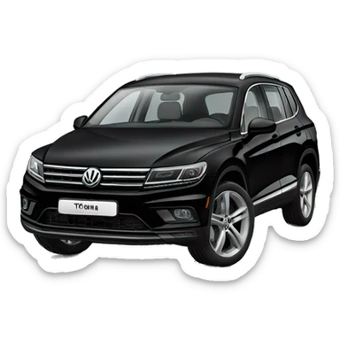 black tiguan sticker