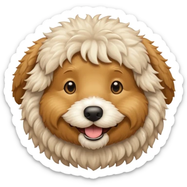 golden doodle  sticker