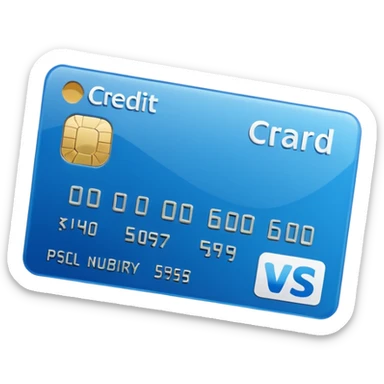 credit card sticker