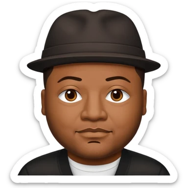 Jarrell "J-Boog" Houston Sr with dark brown hair sticker